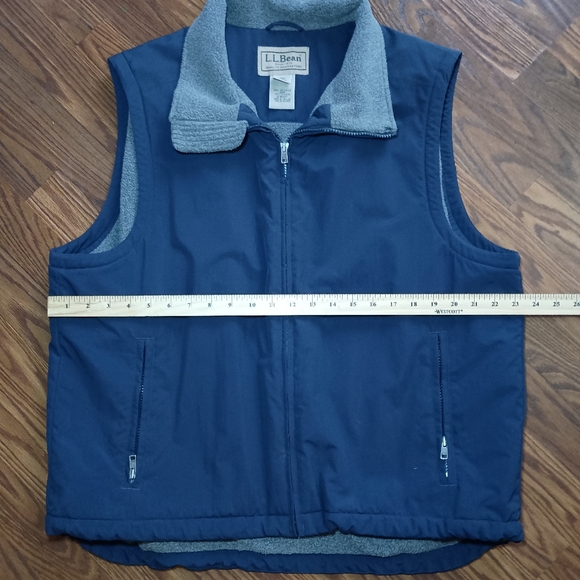 LL Bean fleece line vest size large men's - Picture 5 of 6